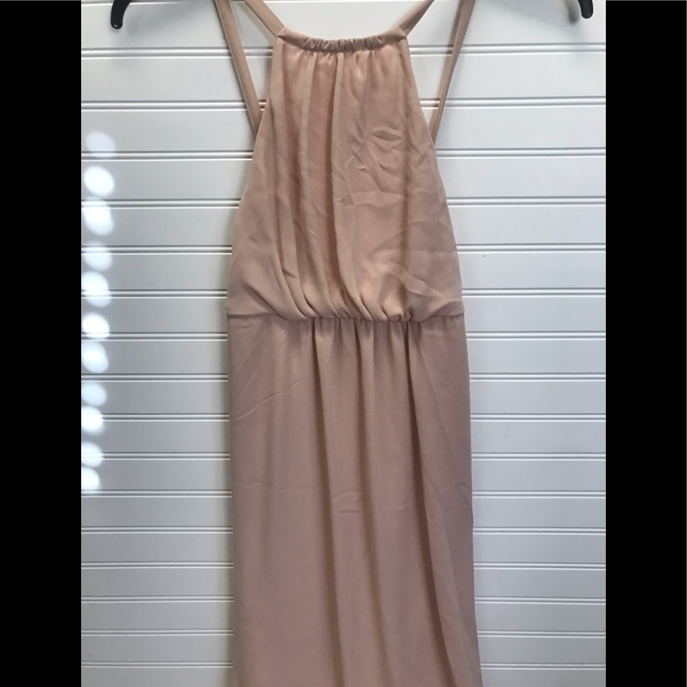 Show me Your MuMu Wedding Nude Halter Maxi